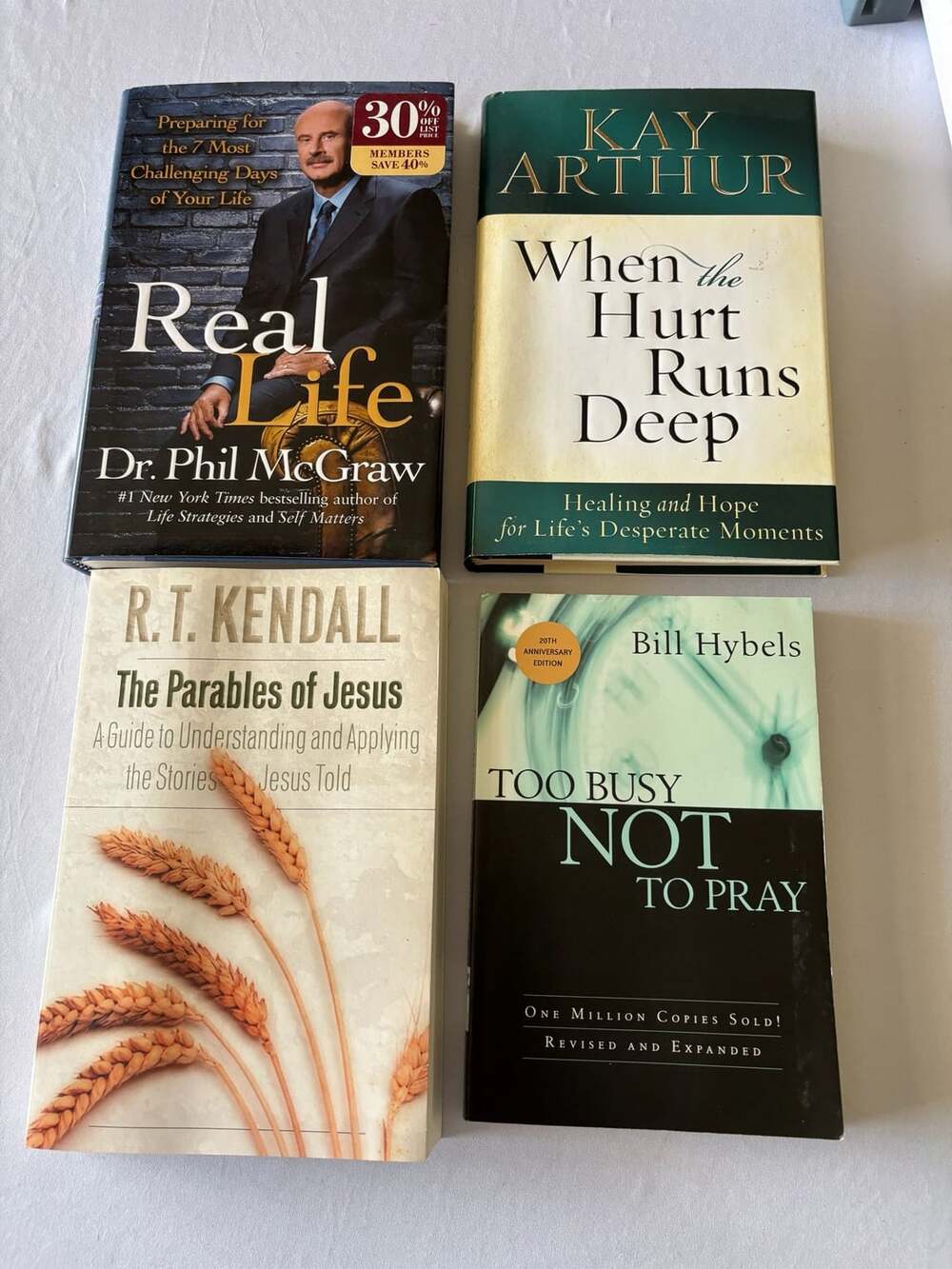 Set of 4 Christian Inspirational Books